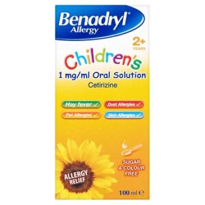Benadryl Childrens 2+ Solution 100ml