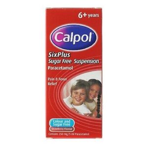 Calpol Six Plus Colour S/ Free (100ml)
