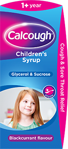 Calcough Soothing Syrup Blackcurrant 125ml