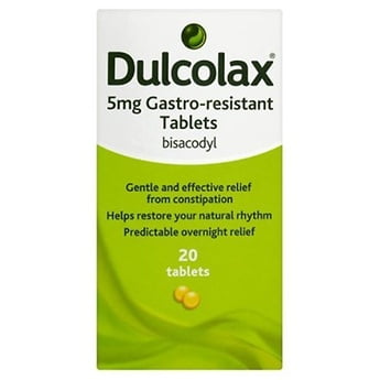 Dulcolax Laxative tabs 5mg 20