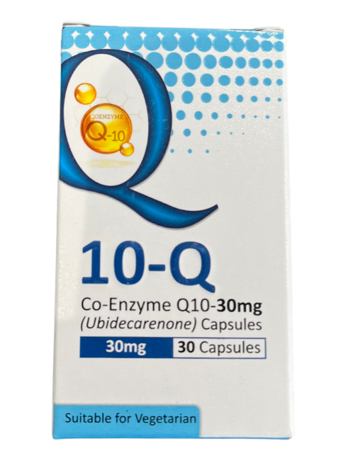 10-Q Co-Enzyme 30 mg Capsules U/L