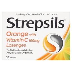 Strepsils Orange & Vitamin C Loz (36)