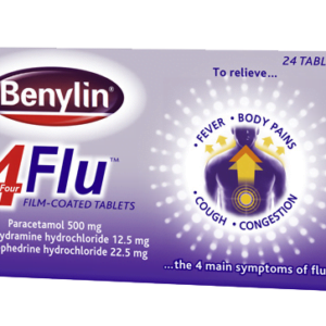 Benylin 4 Flu, 24 Tablets